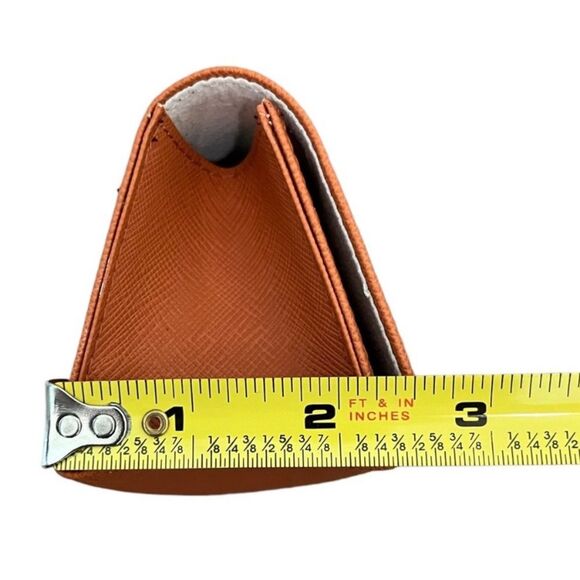 Tory Burch Orange Sunglasses Leather Case Magnetic Closure - Picture 8 of 9